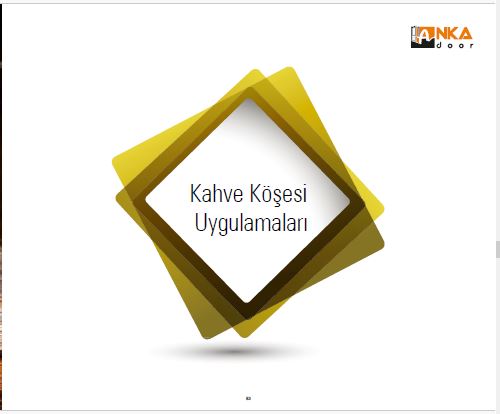 Kahve Köşesi Uygulamaları