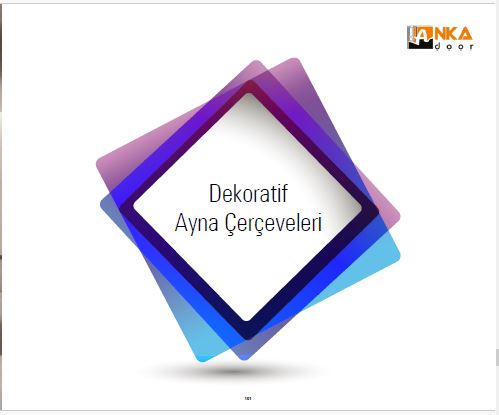 Dekoratif Ayna Çerçeveleri